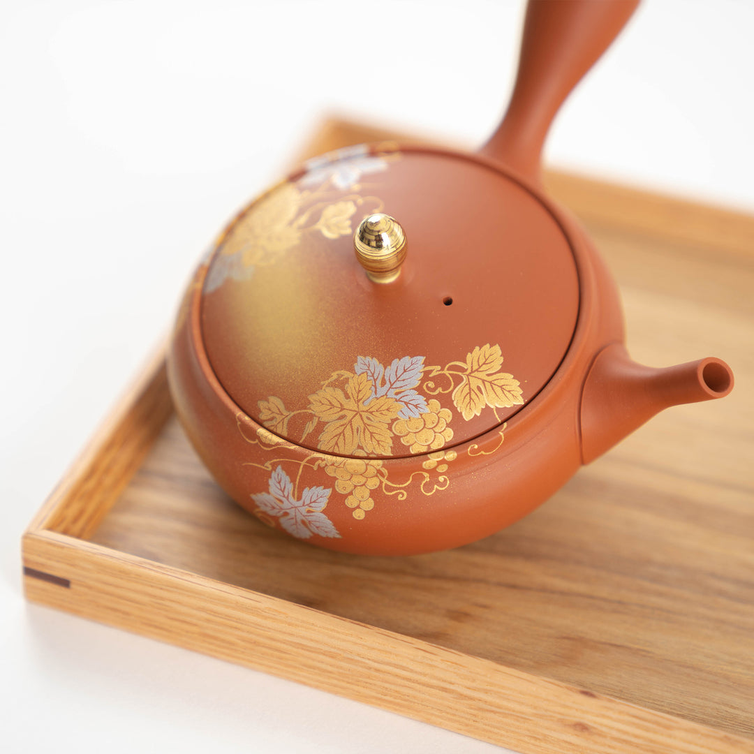 Handmade Tokoname x Kutani Japanese Teapot