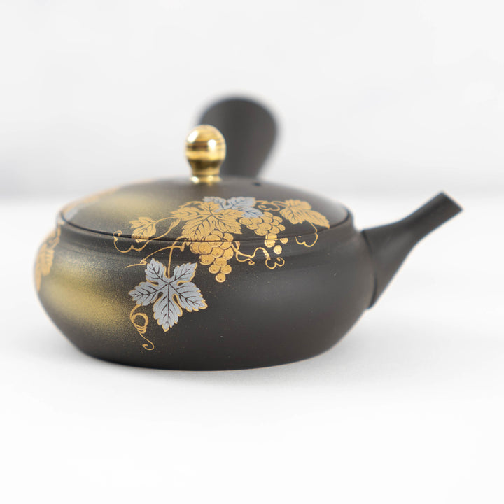 Handmade Tokoname Grapevine Japanese Teapot