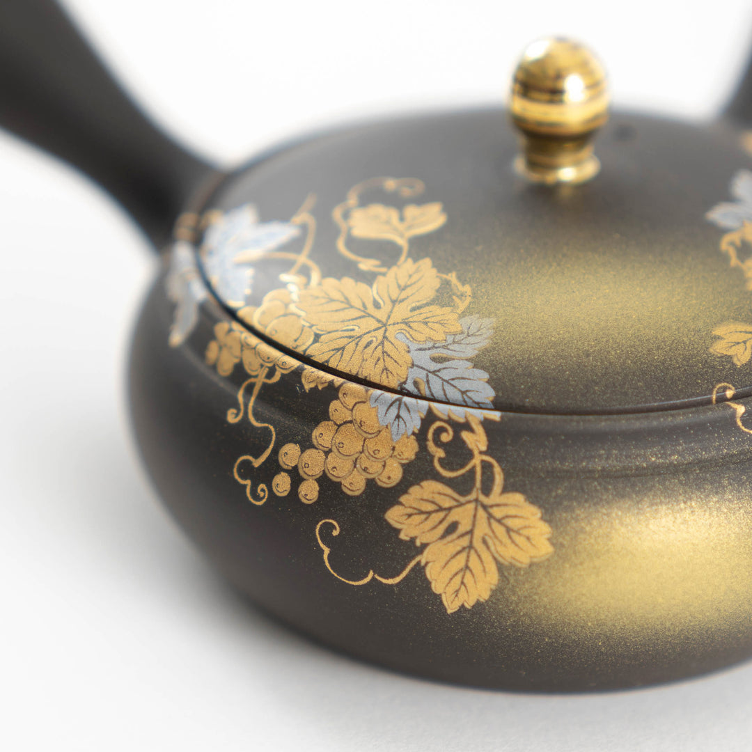 Handmade Tokoname Grapevine Japanese Teapot