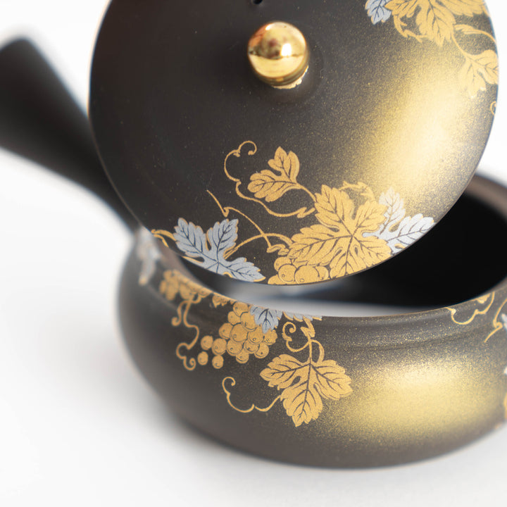 Handmade Tokoname Grapevine Japanese Teapot