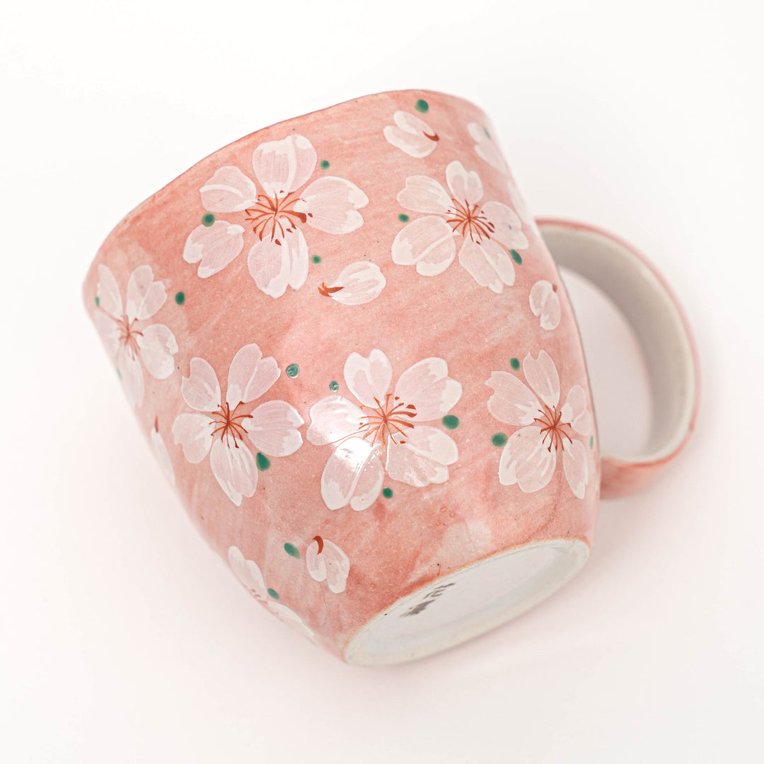 Hand-painted Yayoi-hana Sakura Pink Cherry Blossom Mug