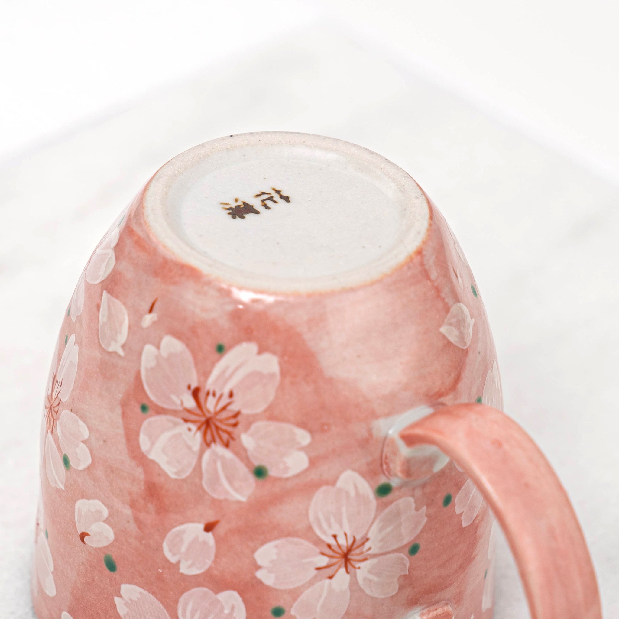Hand-painted Yayoi-hana Sakura Pink Cherry Blossom Mug – Great Zakka