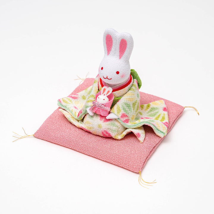 Handcrafted Adorable Rabbit Figure Kimono Rabbit - R62