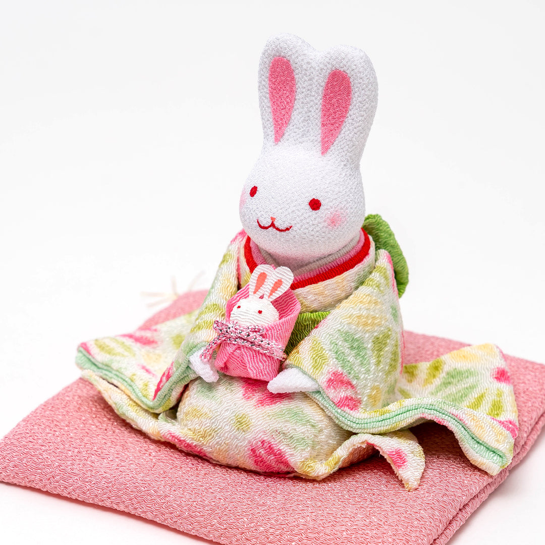 Handcrafted Adorable Rabbit Figure Kimono Rabbit - R62