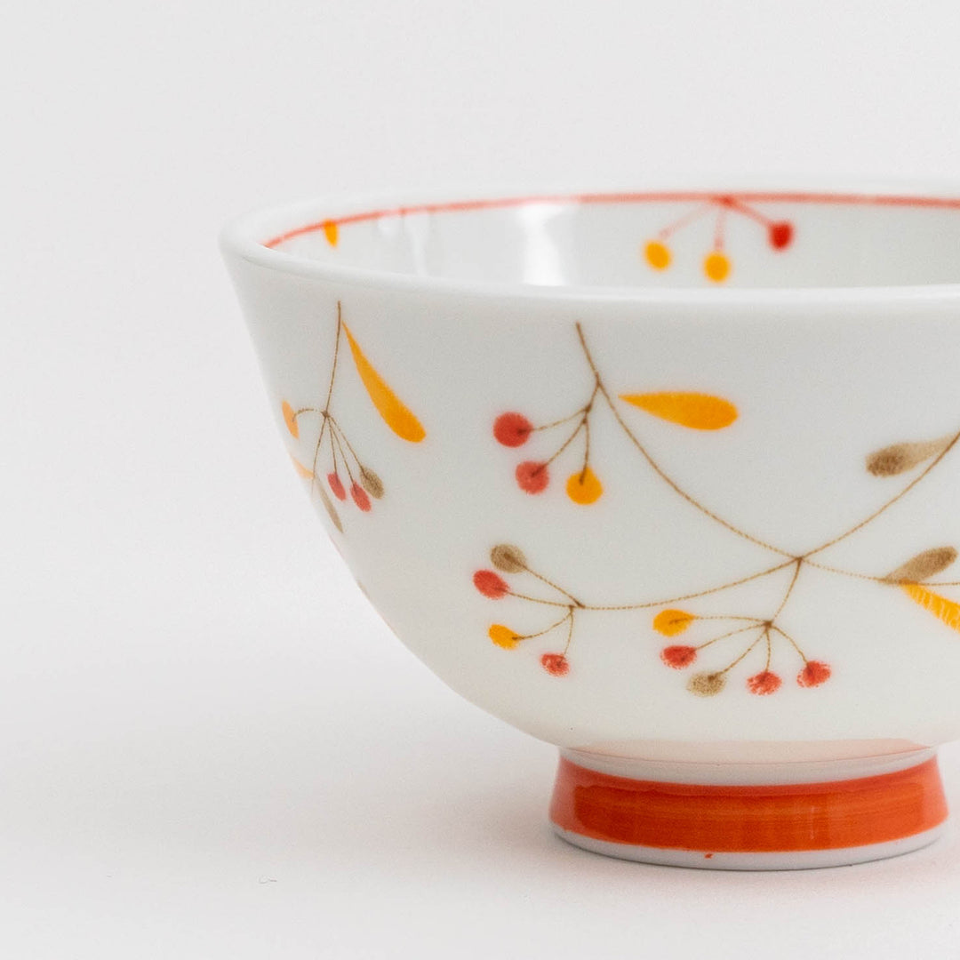 Tree Fruit Light -Weight Rice Bowl Red - Great Zakka