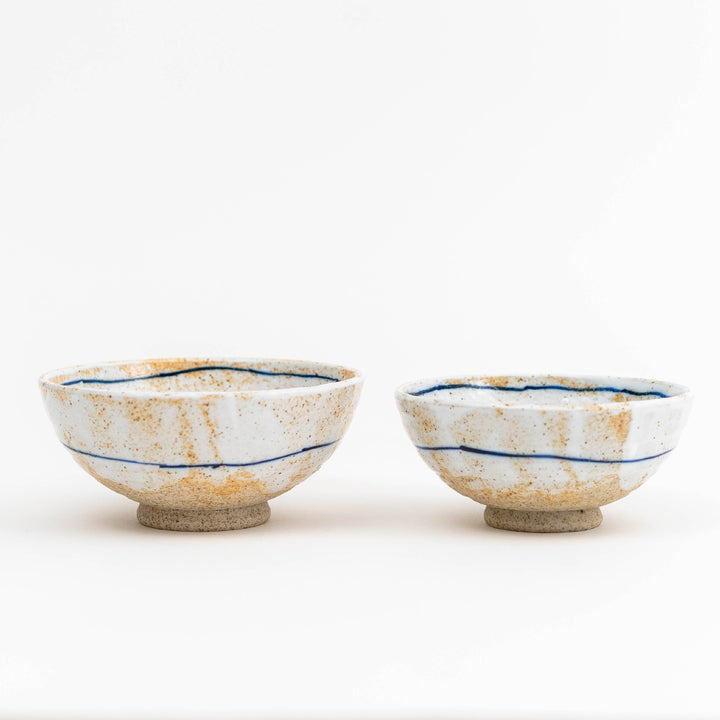 Shino Glaze Rice Bowl Large - Great Zakka