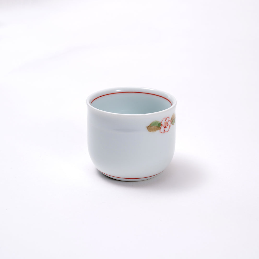 Hand-painted Arita Yaki Floral White Porcelain Teapot/Kyusu - Perfect for Traditional Japanese Tea Ceremony