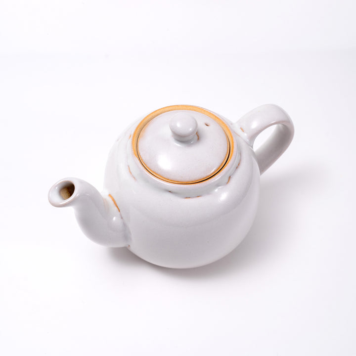 Handmade Hagi Ware Shino Glazed Teapot by Master Potter