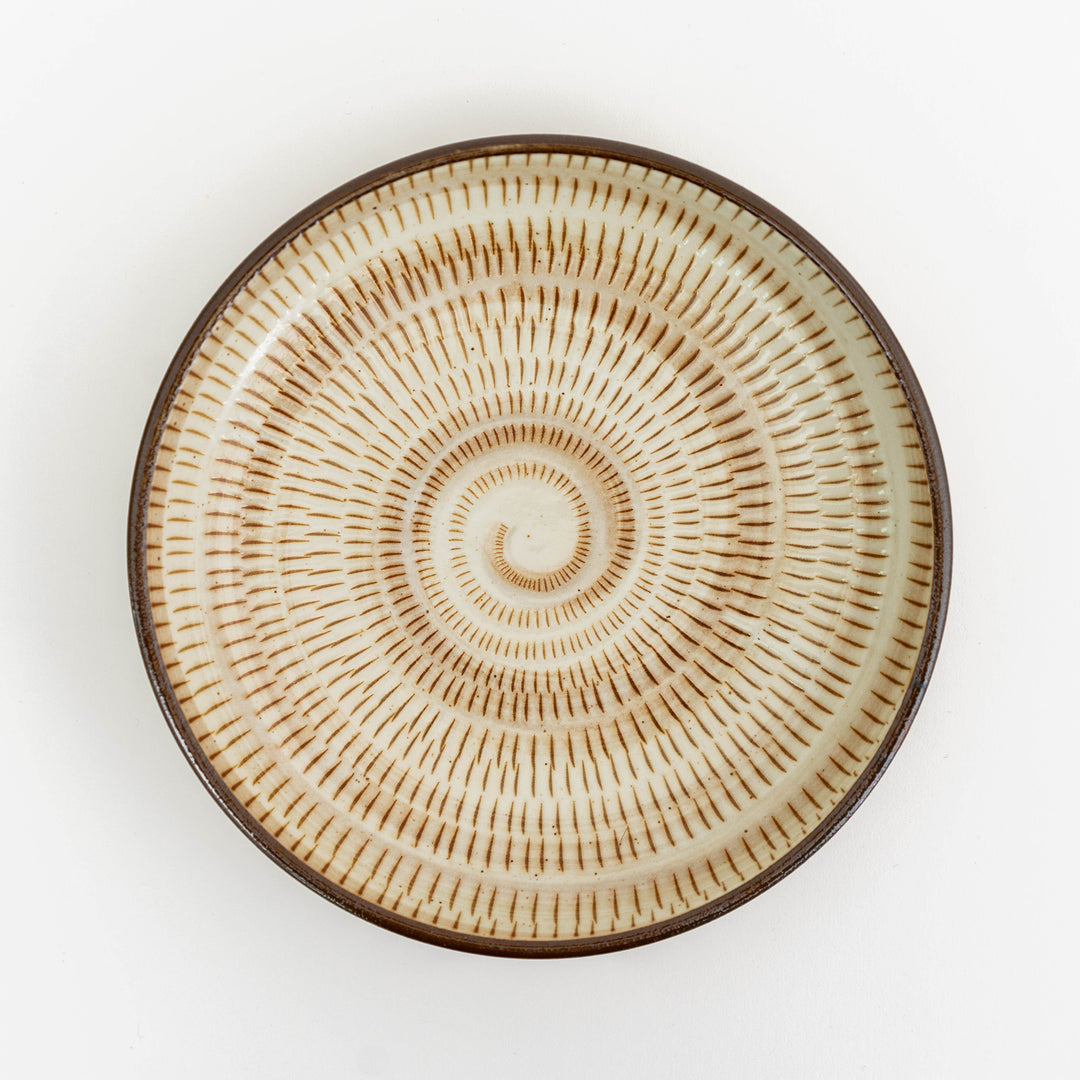 Folk Craft Plate Mino Ware