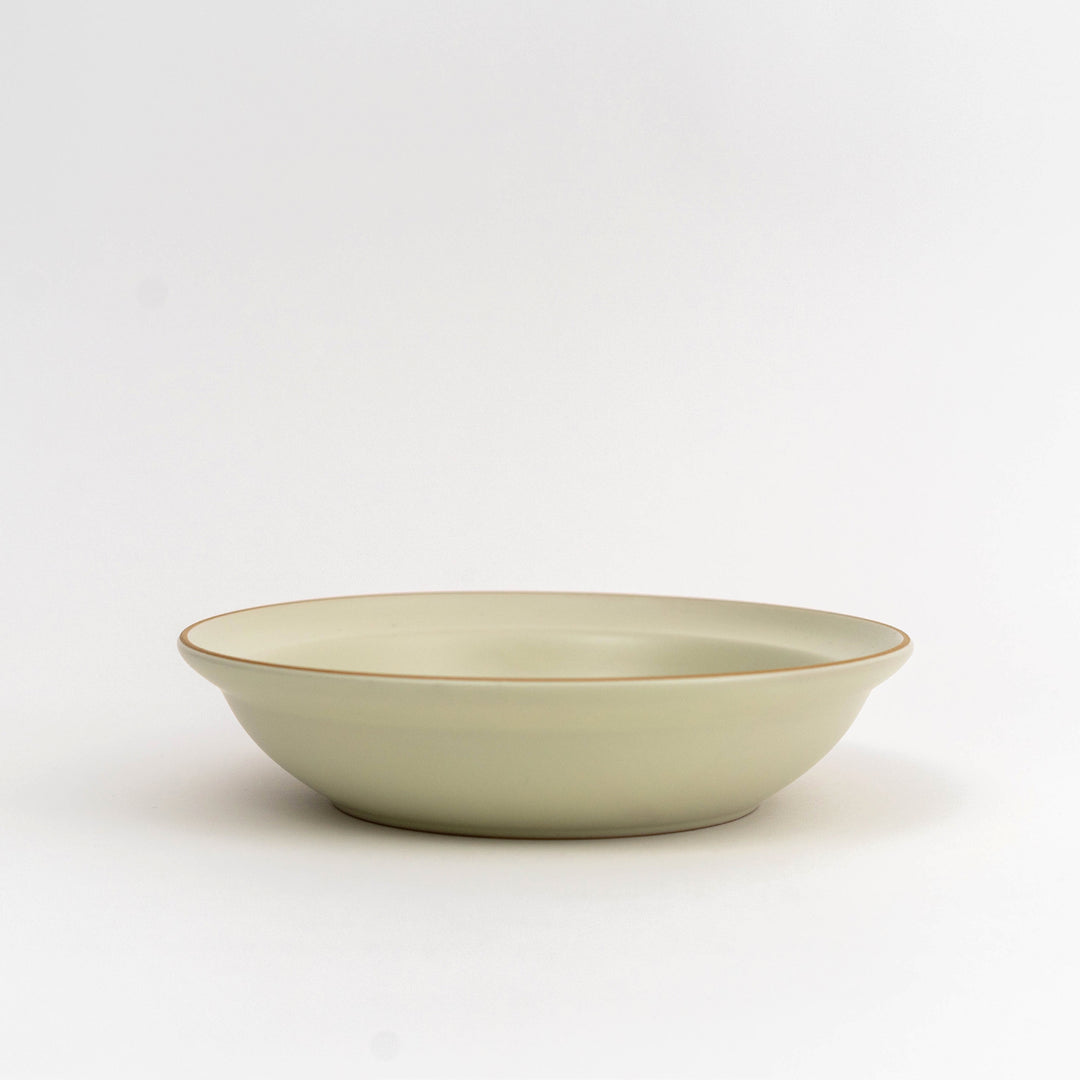 Mino Ware Edge Line Plate - Beige