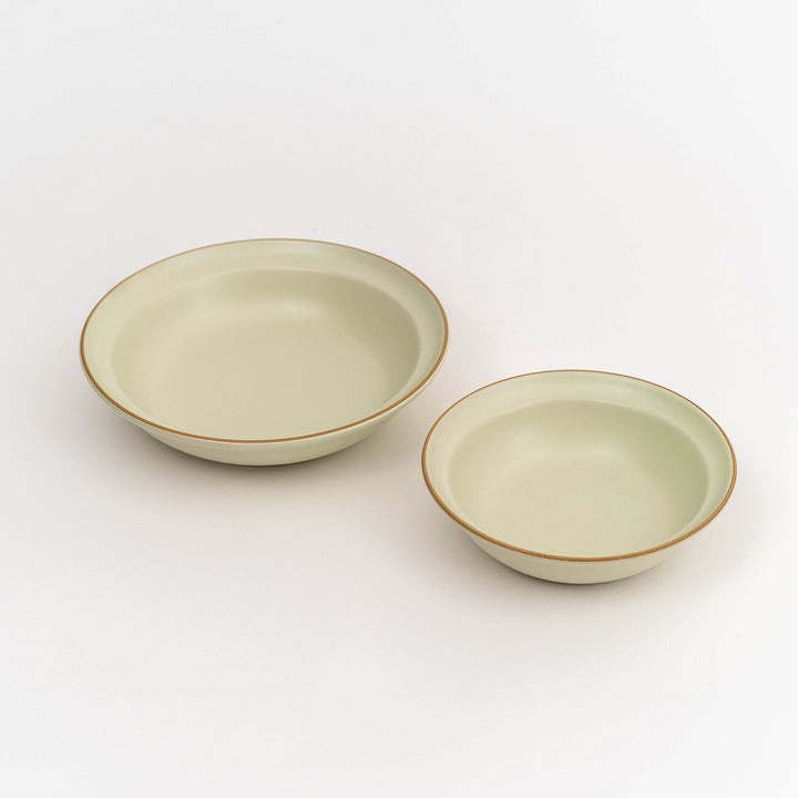 Mino Ware Edge Line Plate - Beige