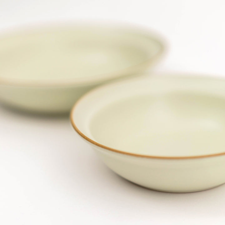 Mino Ware Edge Line Plate - Beige