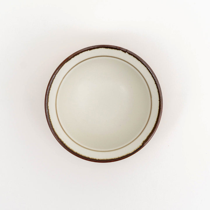 Mino Ware Line Plate and Bowl - Beige