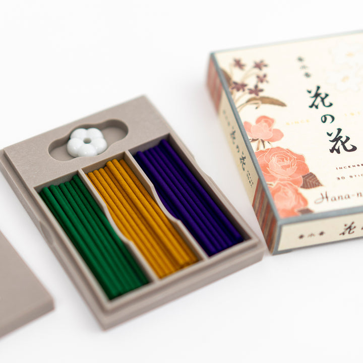 HANA-NO-HANO Incense Set Japanese Rose, Lily, Violet Gift Set