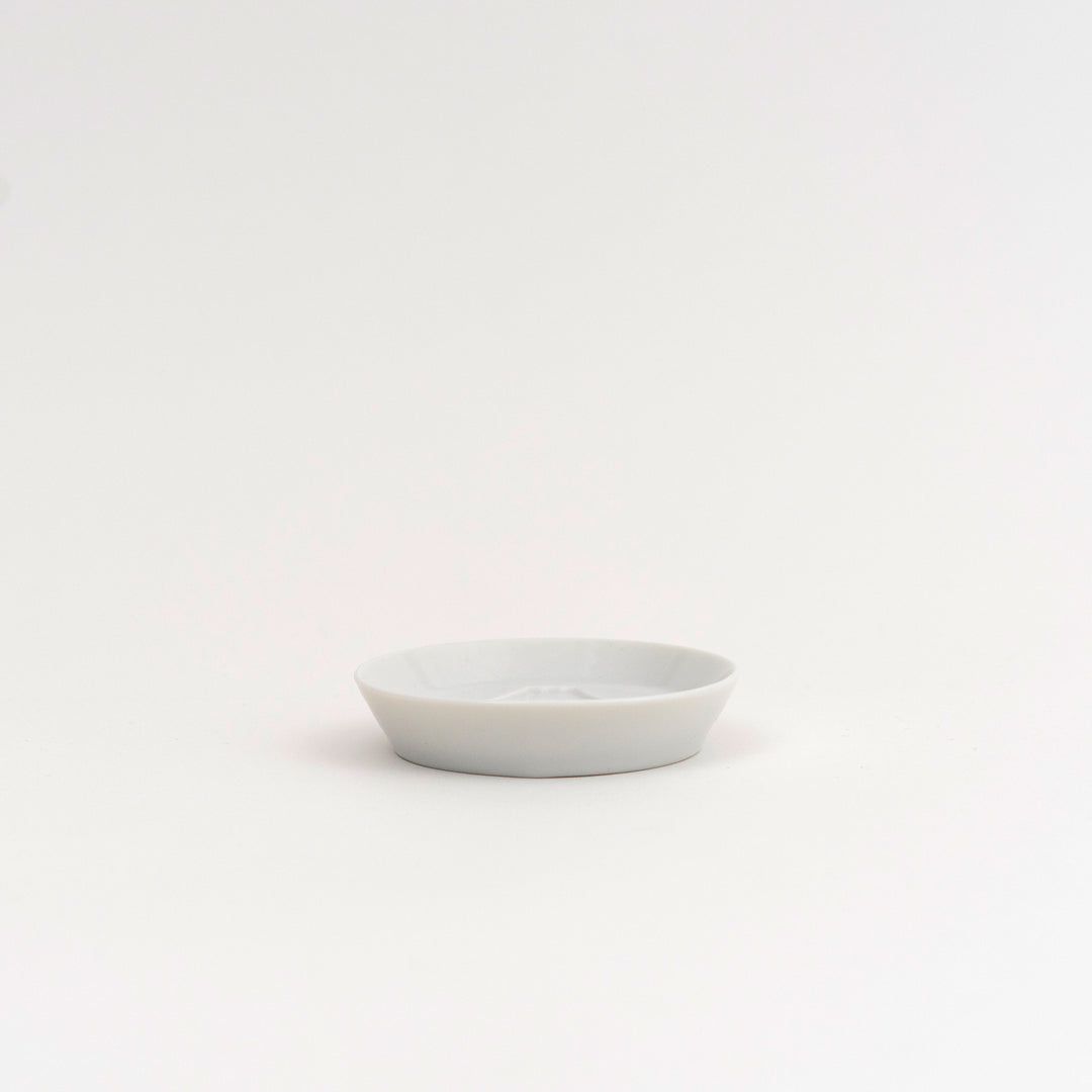 Mt. Fuji Mini Dish - White Porcelain from Mino Ware