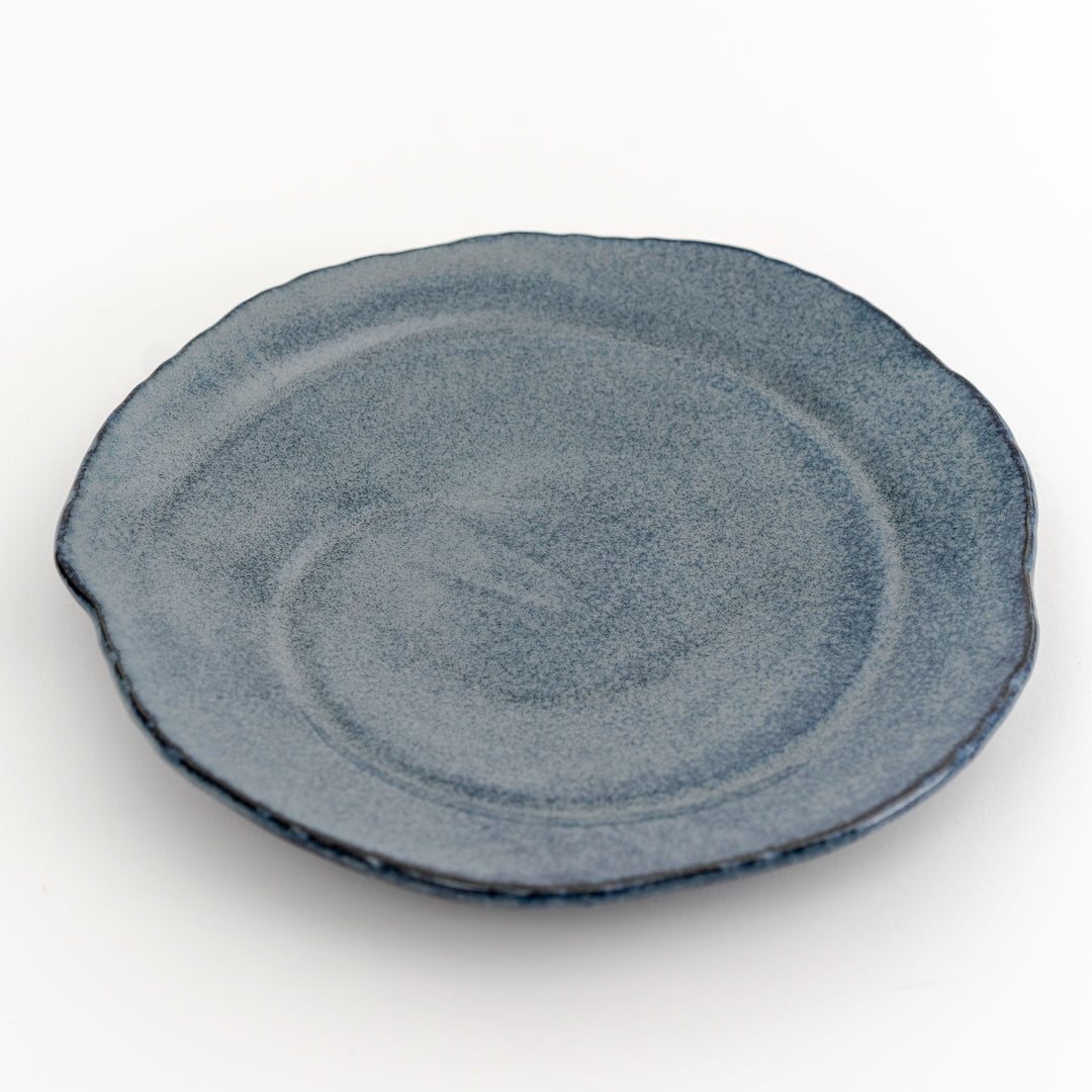 Handcrafted Mino Ware Platter 27.5cm - Indigo