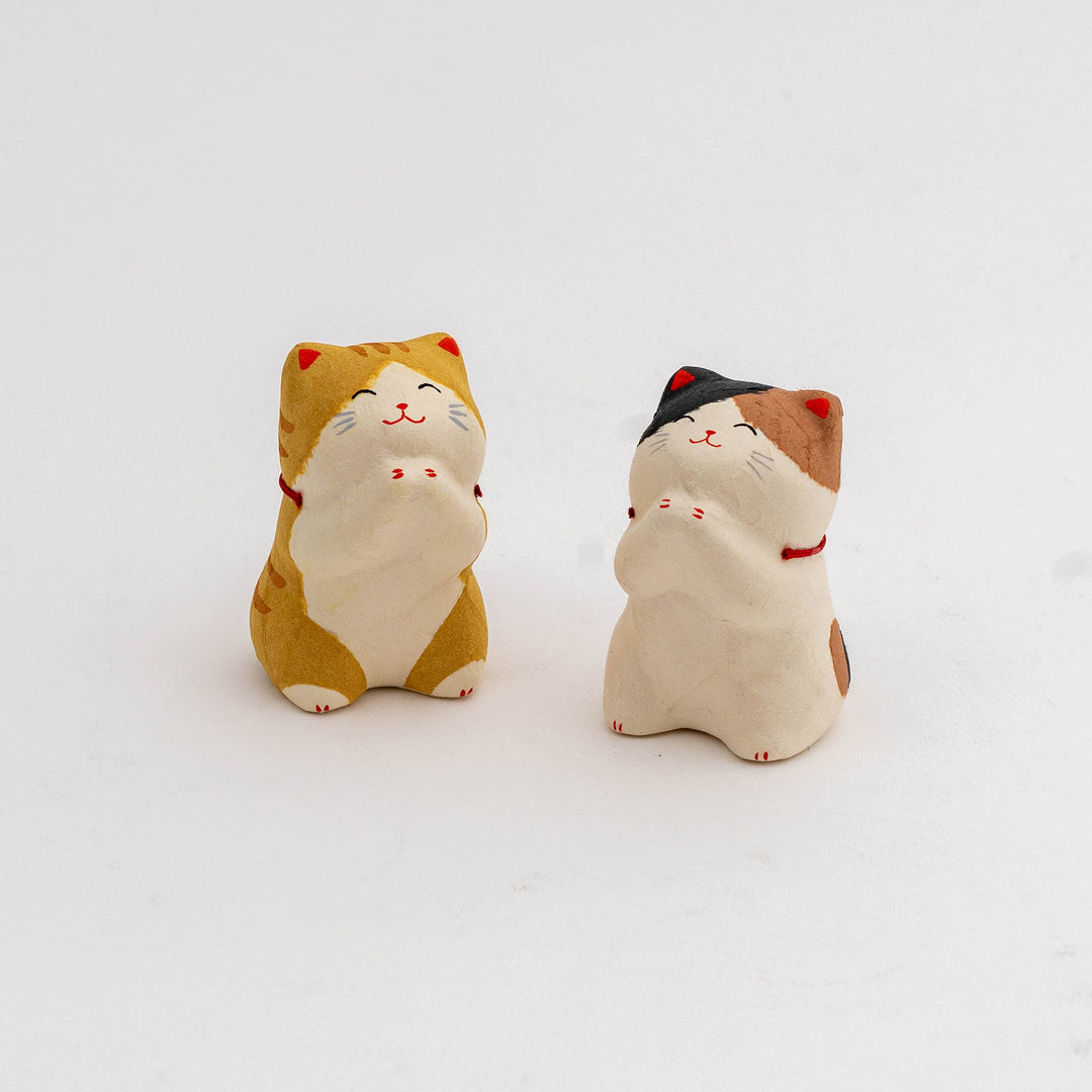 Japanese Paper Begging Cat Ornament Thank You Gift