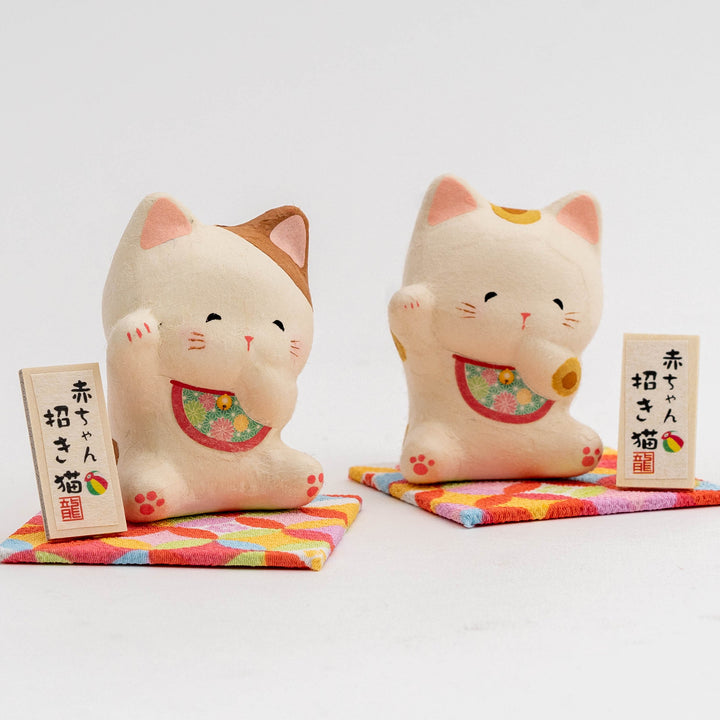 Osumashi Beckoning Cat Ornament - Kitten