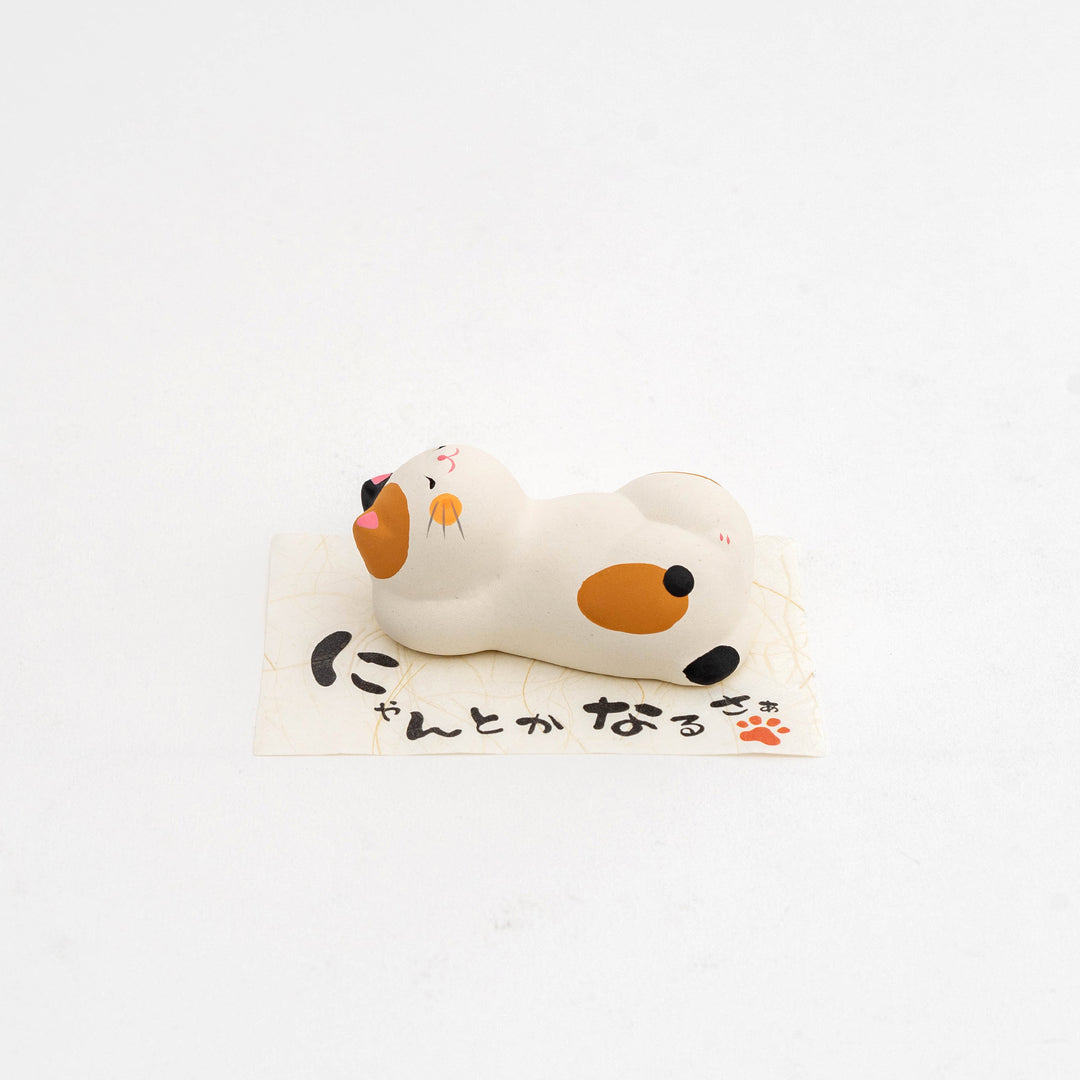 ceramic mini cute cat figurine 
